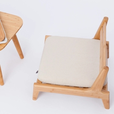 Casual portable Japanese style backchair tatami chair