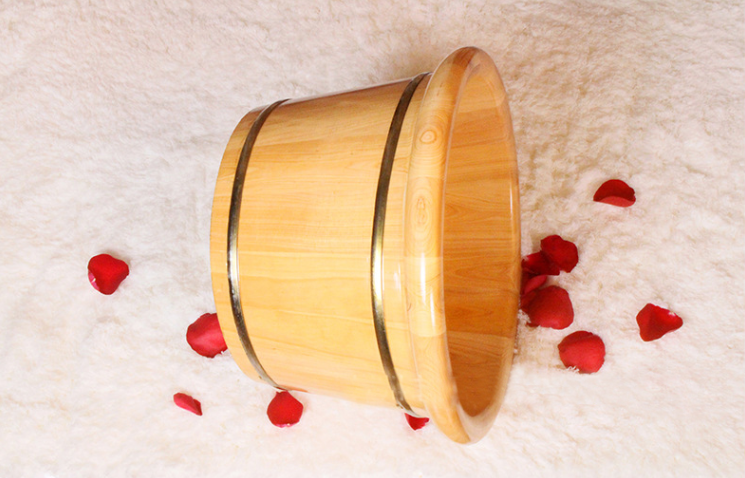 wooden foot massage bath bucket wood foot bath barrel