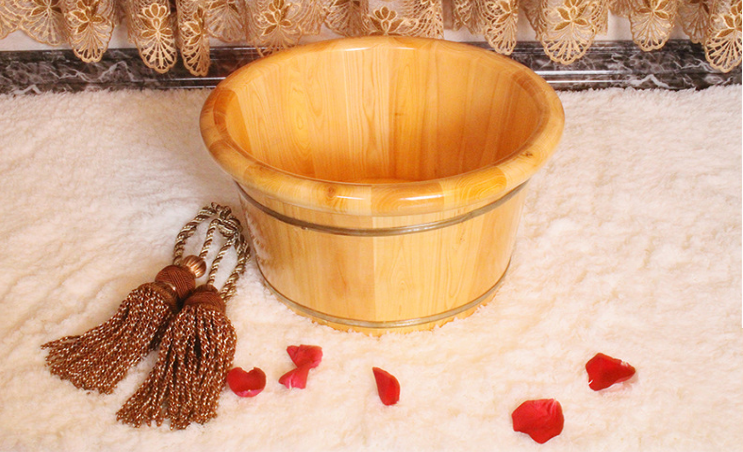 wooden foot massage bath bucket wood foot bath barrel