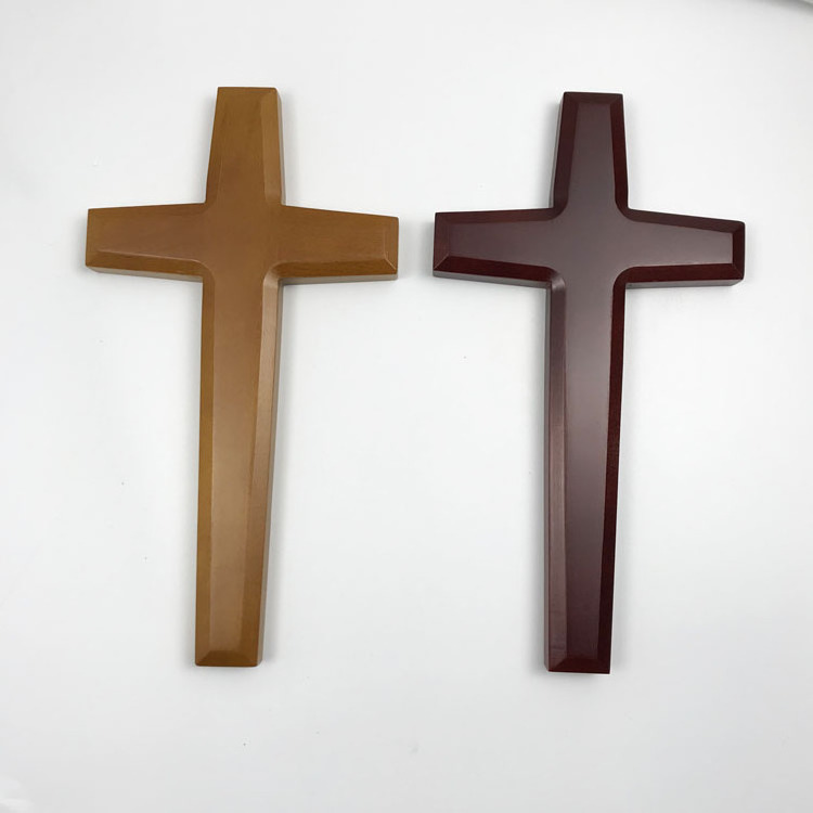 Christian gifts Jesus cross wall hanging solid wood pendant hanging decorative arts and crafts