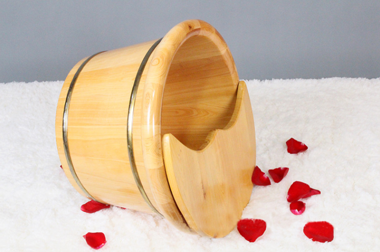 wooden foot massage bath bucket wood foot bath barrel