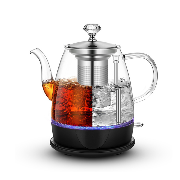 Hot Sale Anti-heat Glass Gooseneck Electric Kettle for Boiling Water