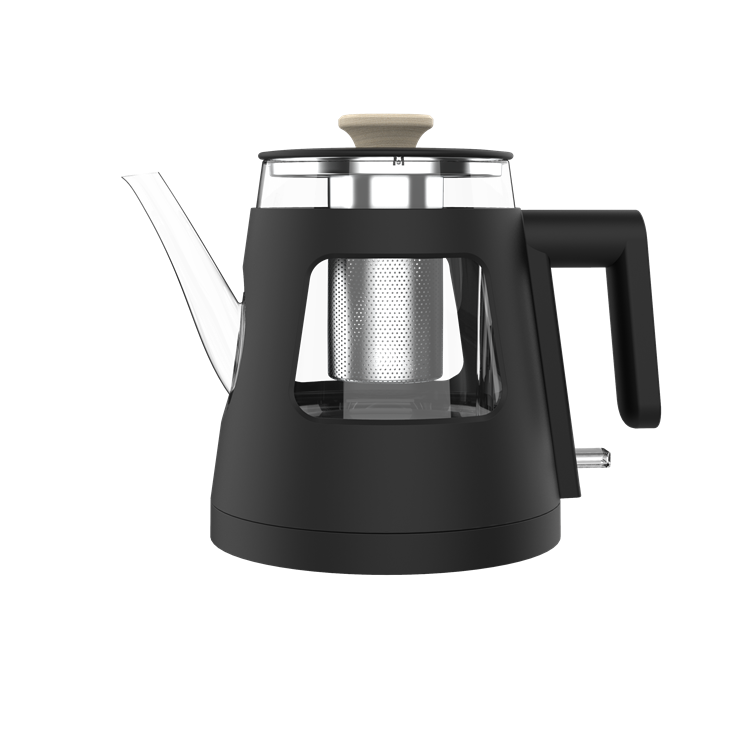 Factory Sale 1.2L Long Spout Ironing Glass Stainless Steel Kettle Electric