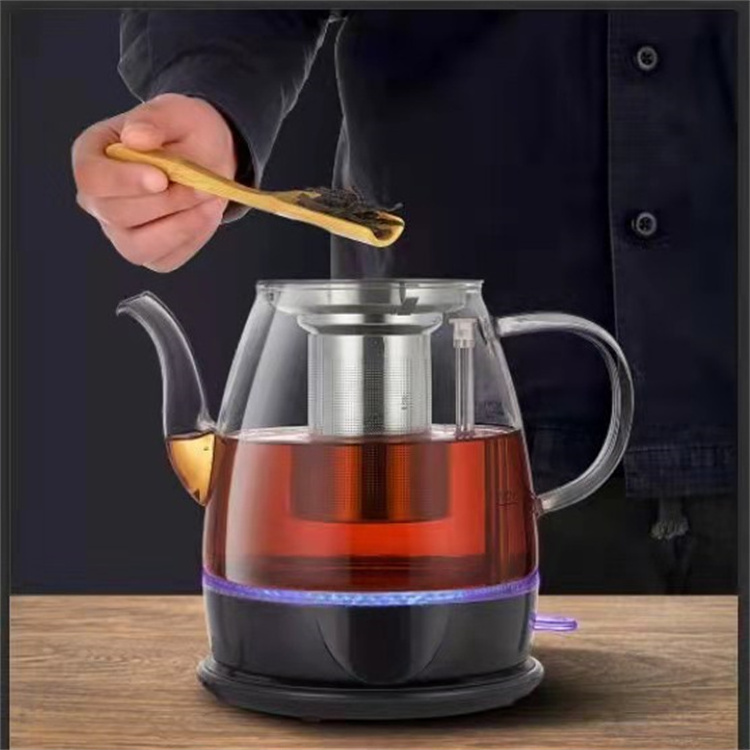 Hot Sale Anti-heat Glass Gooseneck Electric Kettle for Boiling Water