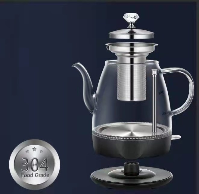 Hot Sale Automatic shutoff  Keep Warm Function Electric Kettle with Tea Infuser