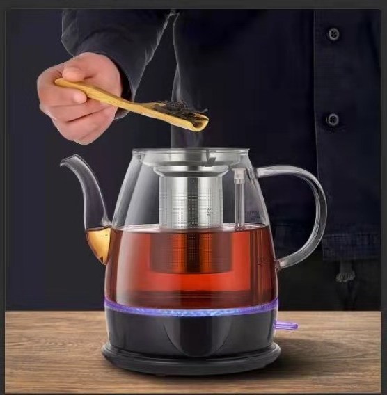 Wholesale Pyrex Clear Glass Kitchen Appliances Portable Electrical Kettle