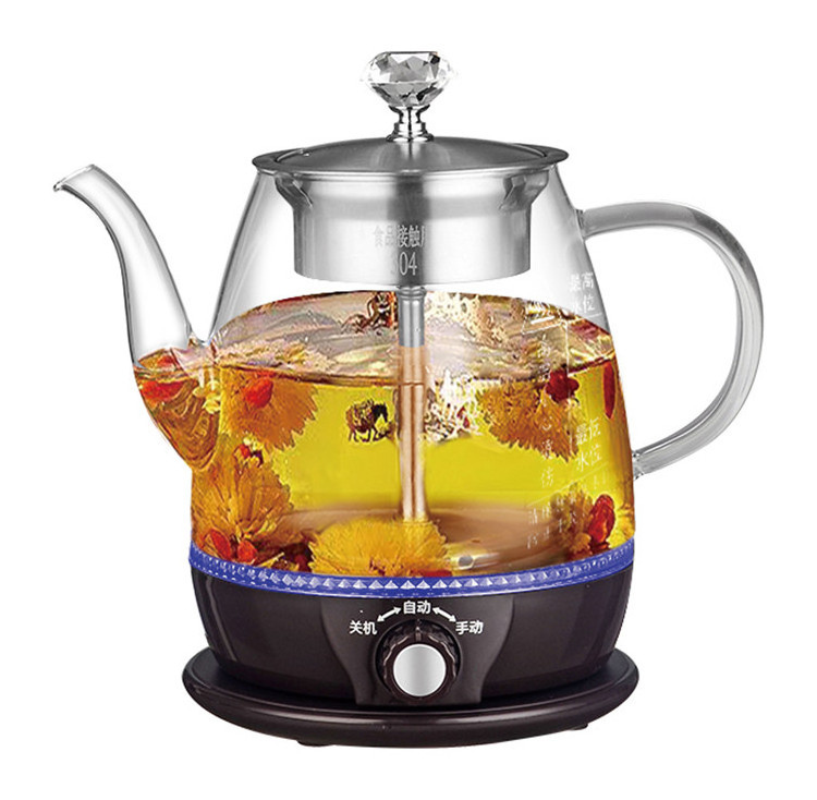 High quality multifunctional portable OEM glass electric kettle