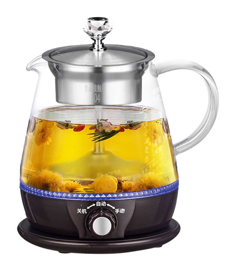 Wholesale Pyrex Clear Glass Kitchen Appliances Portable Electrical Kettle