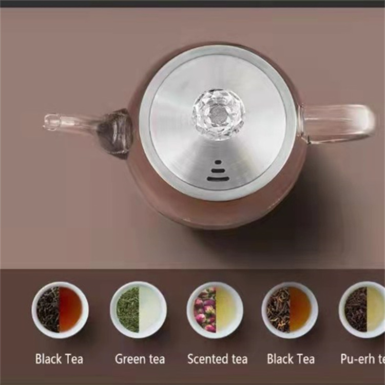 Hot Sale Anti-heat Glass Gooseneck Electric Kettle for Boiling Water