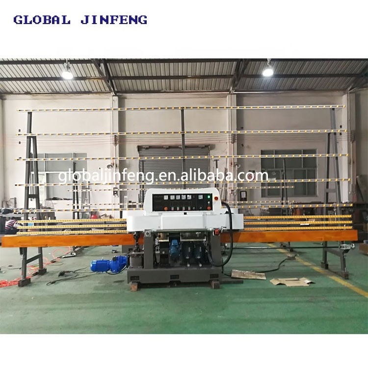 JFR-121 Glass straight line round edging machine and polisher with 2m Height