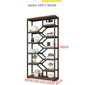 Multi-Layer Bookshelf Display Shelf Programmable Combination Office Partition Living Room Screen Porch Cabinet Home Furniture