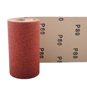 GLORY kraft sand aluminum oxide sanding paper abrasive sandpaper roll