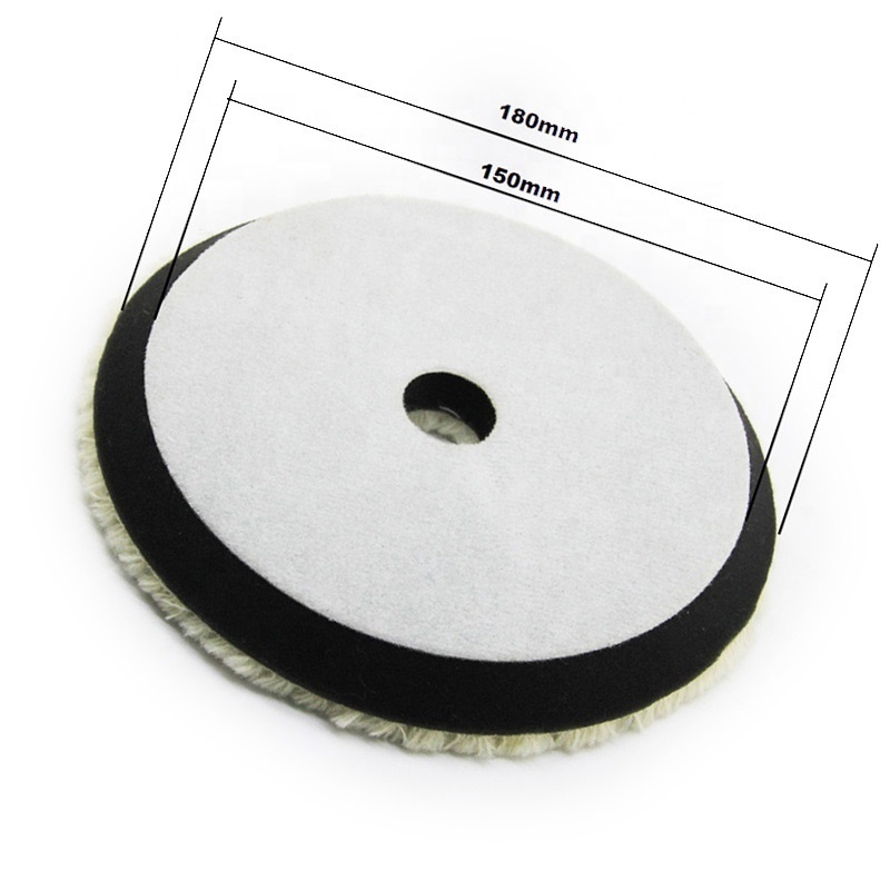 GLORY abrasive 7 inch wool polishing wheel buffing pads felt polishing sanding pad