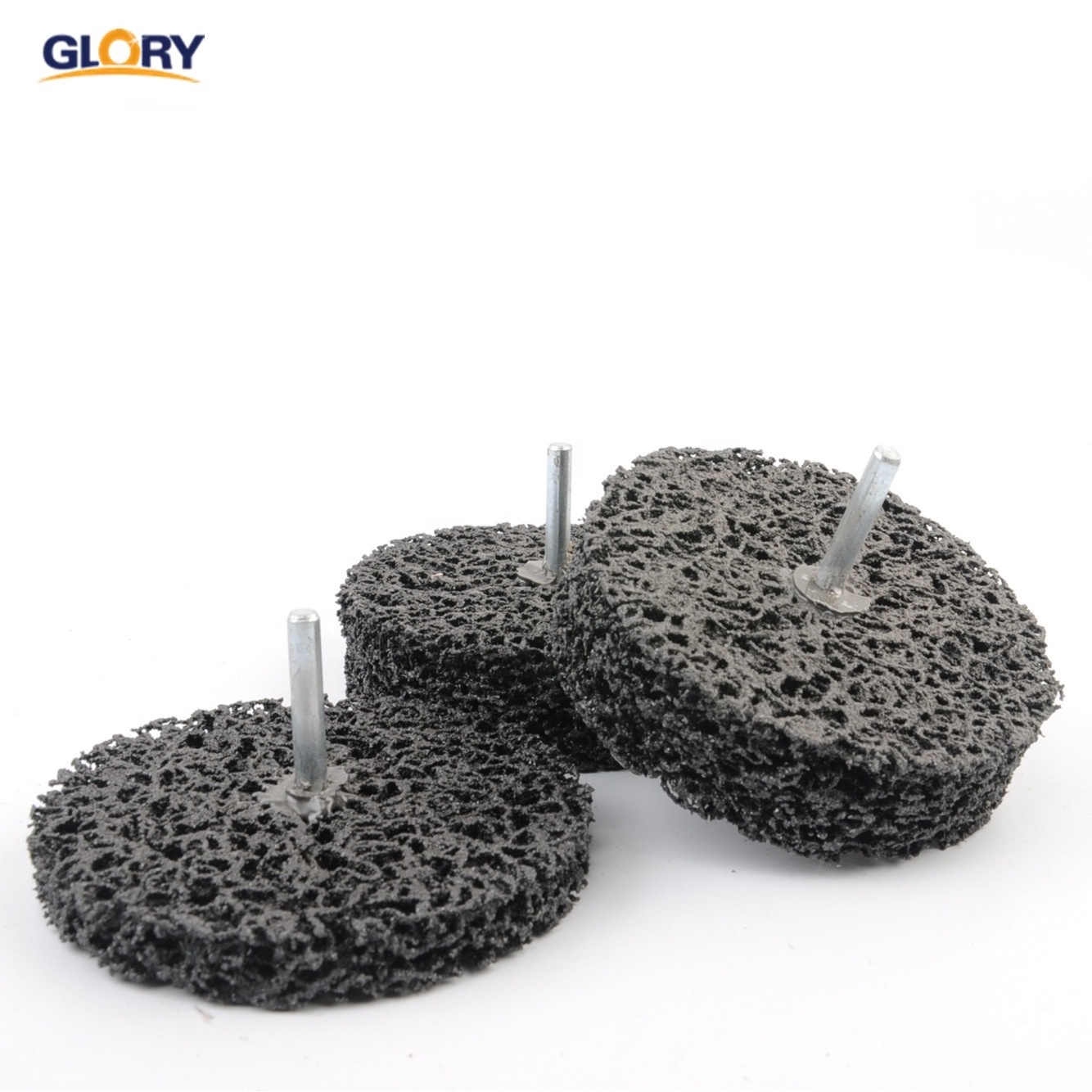 GLORY abrasives 100mm silicon carbide spindle clean strip disc for painting removal flap wheel