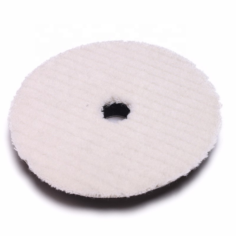 GLORY abrasive 7 inch wool polishing wheel buffing pads felt polishing sanding pad