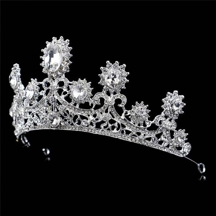 High quality rhinestone crystal bridal tiara crown headpiece for wedding