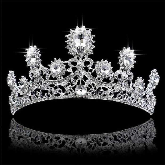 High quality rhinestone crystal bridal tiara crown headpiece for wedding