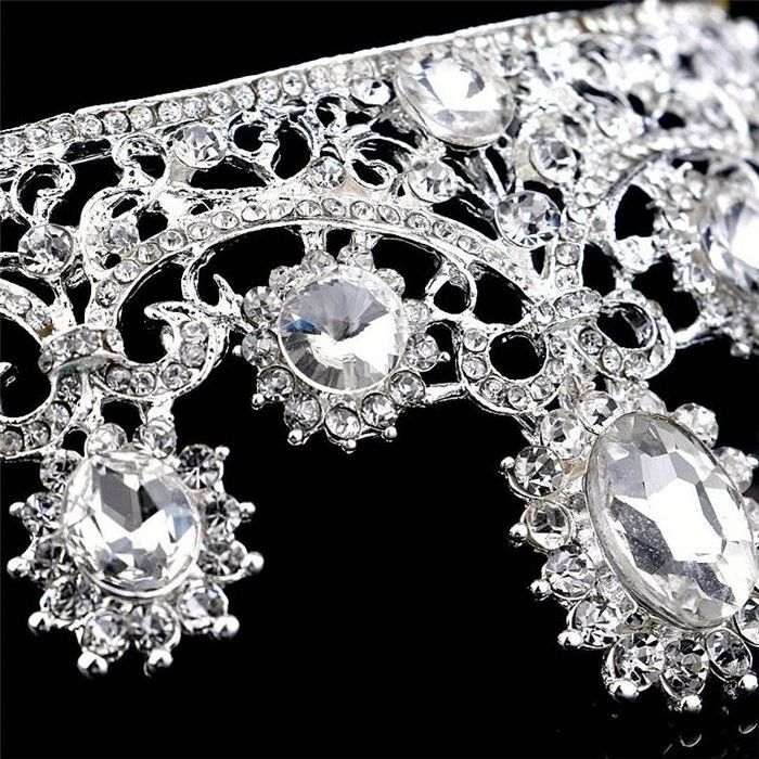 High quality rhinestone crystal bridal tiara crown headpiece for wedding