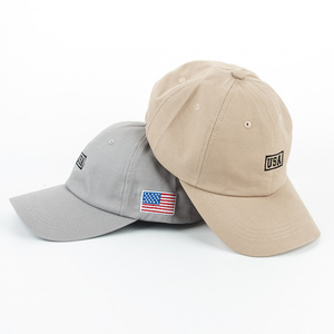 High Quality American Sports Cowboy Caps Embroidery Logo USA Flag Baseball Hats