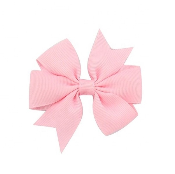 High Quality 3 inch Grosgrain Ribbon Boutique Hair Bows With Clip Hairpins For Kids Girl Hair Accessories