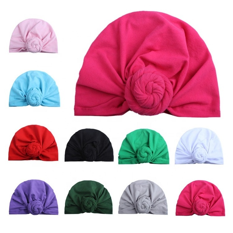 New hot style baby hair accessories donut India turban baby stylish hooded hat