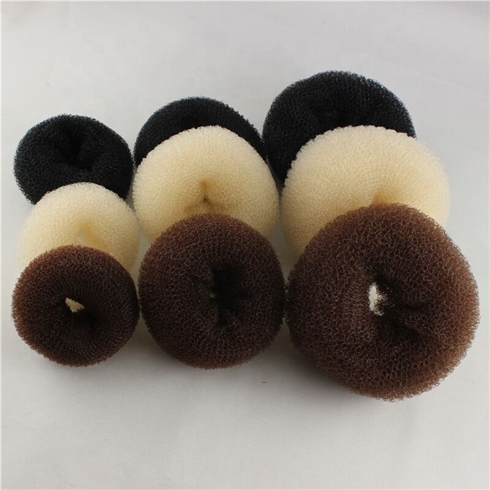 BSCI Audited Factory Wholesale Fashion Extra Large Donut Hair Accessories Lazy Hair Donut Bun Maker