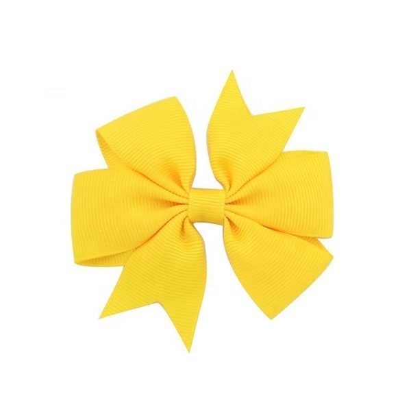 High Quality 3 inch Grosgrain Ribbon Boutique Hair Bows With Clip Hairpins For Kids Girl Hair Accessories