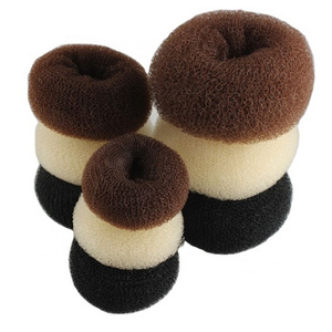 BSCI Audited Factory Wholesale Fashion Extra Large Donut Hair Accessories Lazy Hair Donut Bun Maker