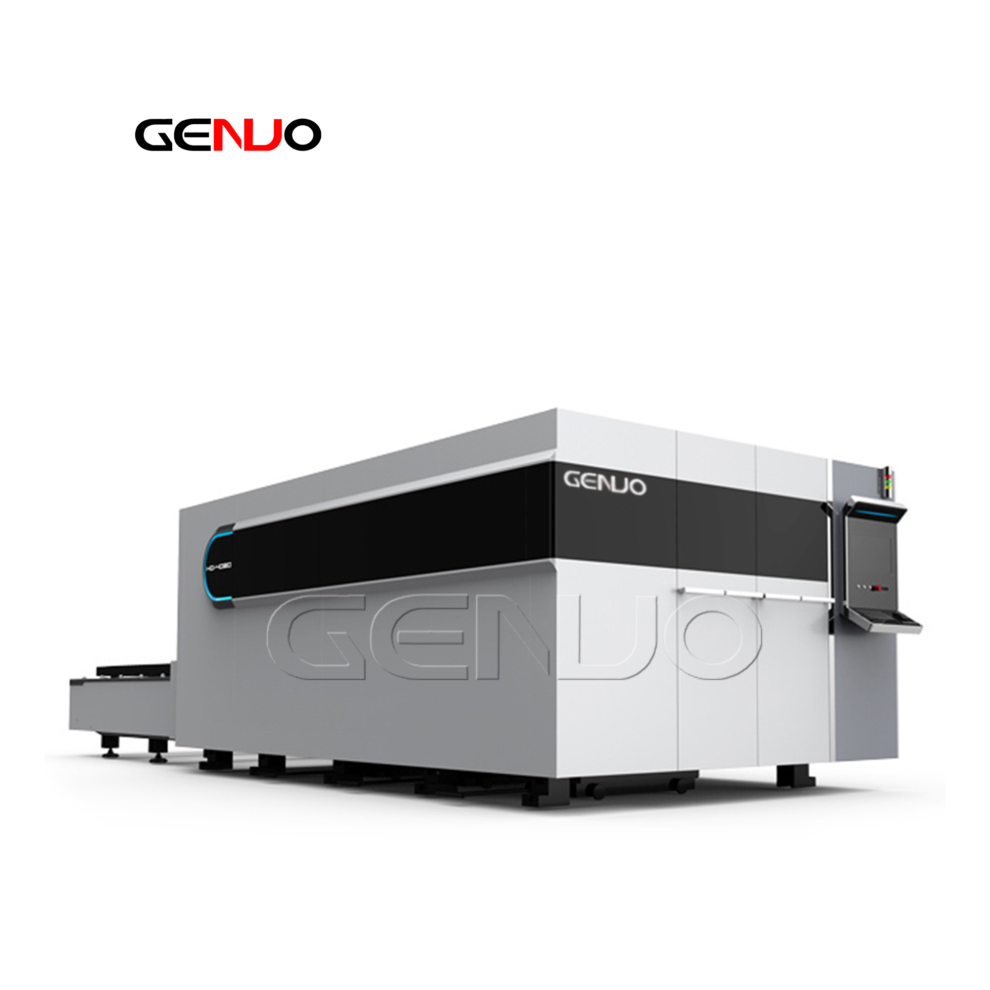 3000*1500mm CNC Carbon Steel 1500 Watt Fiber Laser Cutting Machine Aluminium Laser Cutter With Closed Design