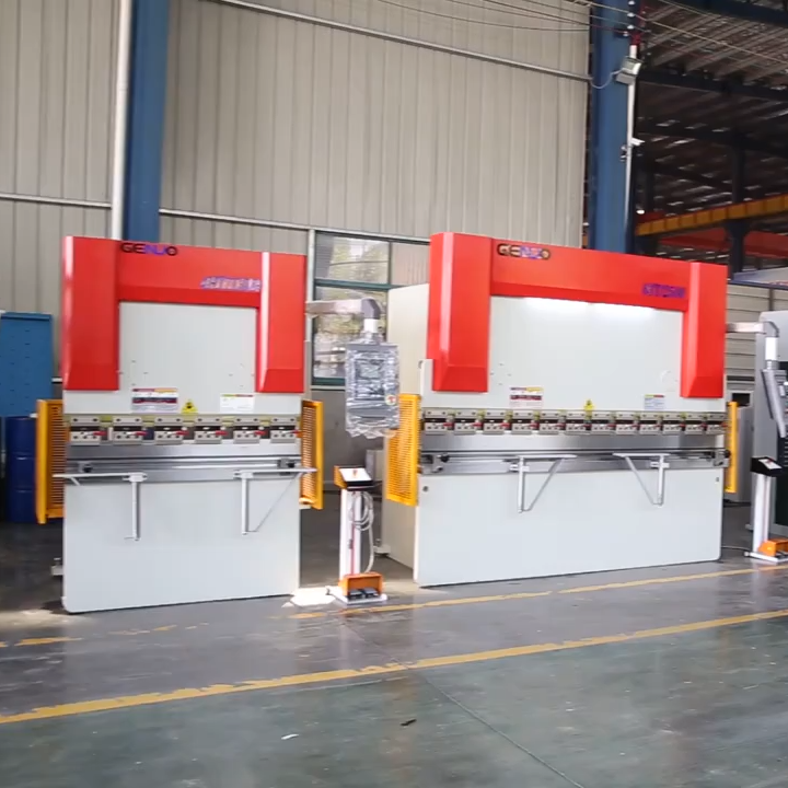 China Genuo brand 2000mm cnc hydraulic press brake stainless steel sheet bending machine price