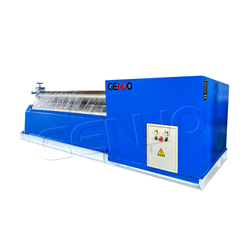 GENUO W12NC series cnc hydraulic 4 rolls plate roller aluminium sheet metal rolling machine roll bender