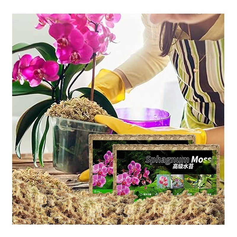 Premium long fiber sphagnum moss Orchid cultivation substrate for the flower planting industry Save work when change flower pot