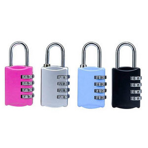 Tsa Luggage Locks 4 Digit Combination  Suitcase Lock Zinc Alloy Waterproof Padlock