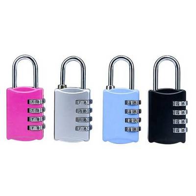 Tsa Luggage Locks 4 Digit Combination  Suitcase Lock Zinc Alloy Waterproof Padlock