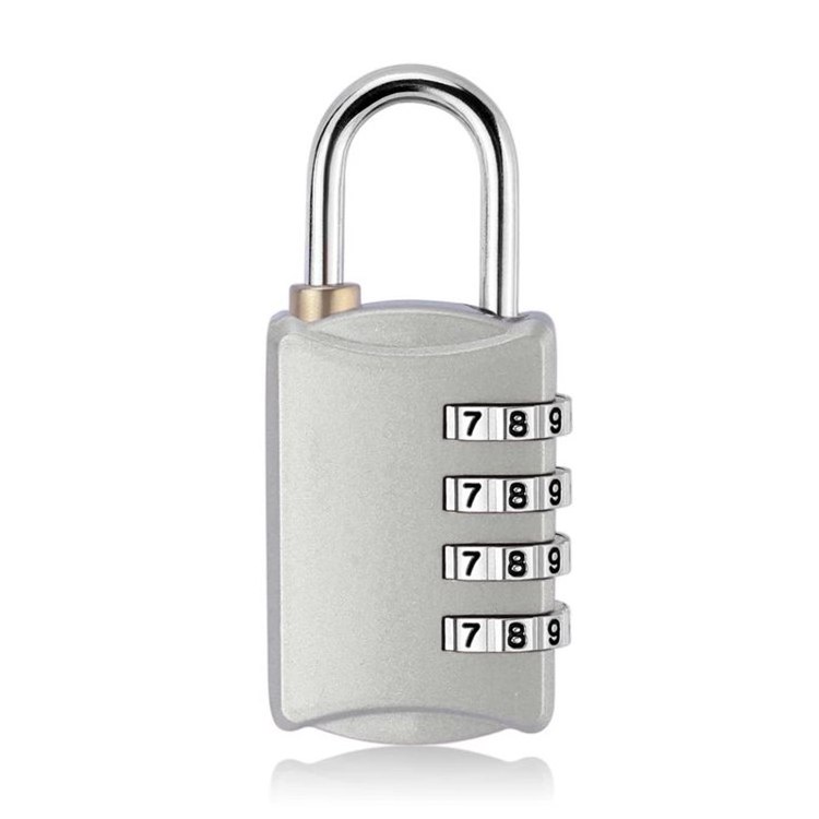 Tsa Luggage Locks 4 Digit Combination  Suitcase Lock Zinc Alloy Waterproof Padlock