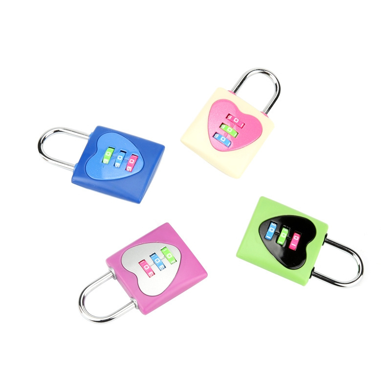 Custom Digital Tsa Luggage Lock Zinc Alloy Tsa Lock Travel 4 Digit cartoon Combination Padlock