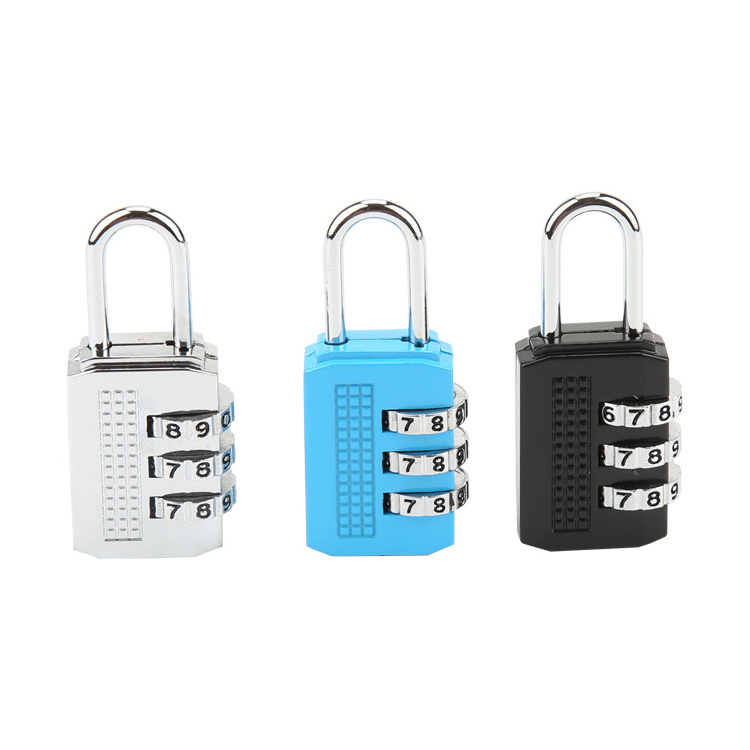 HB01 Resettable password combination padlock mailbox 3 digit/dial combination lock