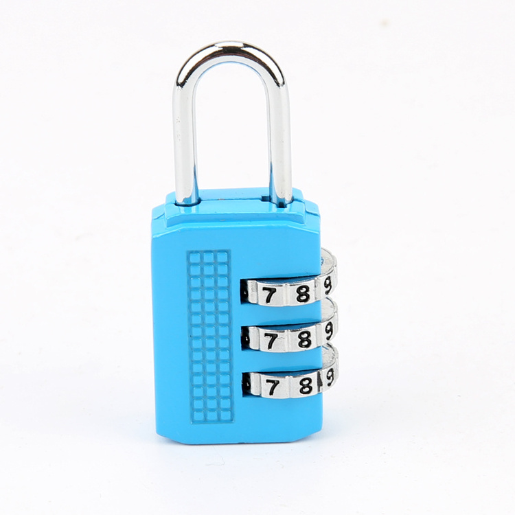 HB01 Resettable password combination padlock mailbox 3 digit/dial combination lock