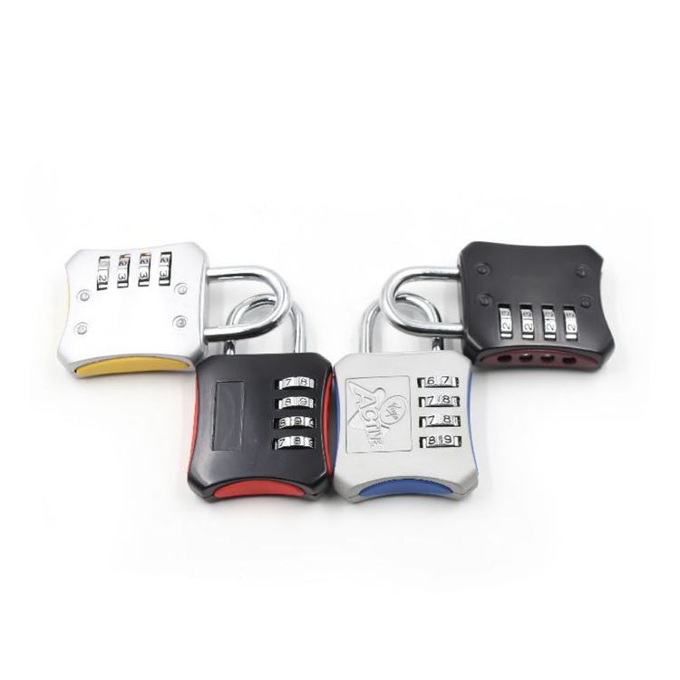 New Arrival Door Security Locks High Quality Colored Eco-friendly Padlock Zinc Alloy 4 Digit Combination Padlock