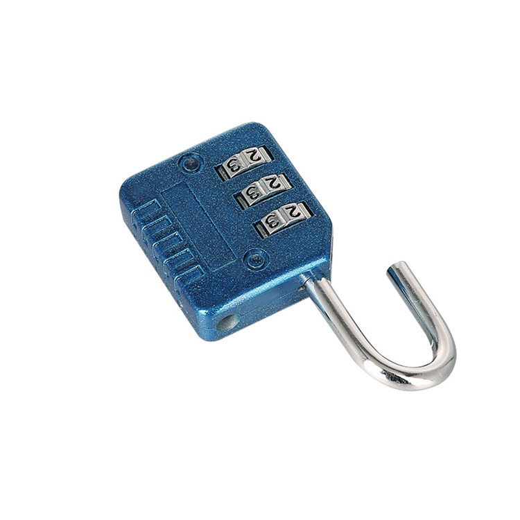 3 Digit Combination Lock Resettable Waterproof Padlock Outdoor Key Padlock With Hardened Shackle For School Gym Door Locker Gate