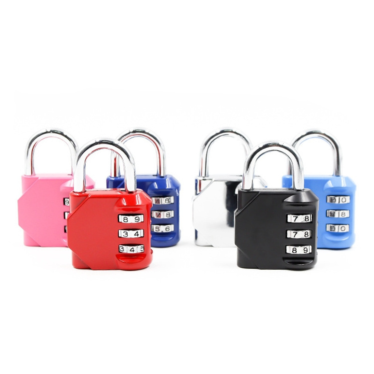 3 Digit Keyless Padlock Weatherproof Travel Combination Lock For Backpack,Luggage,Locker,Fence,Backyard Gate,Hasp