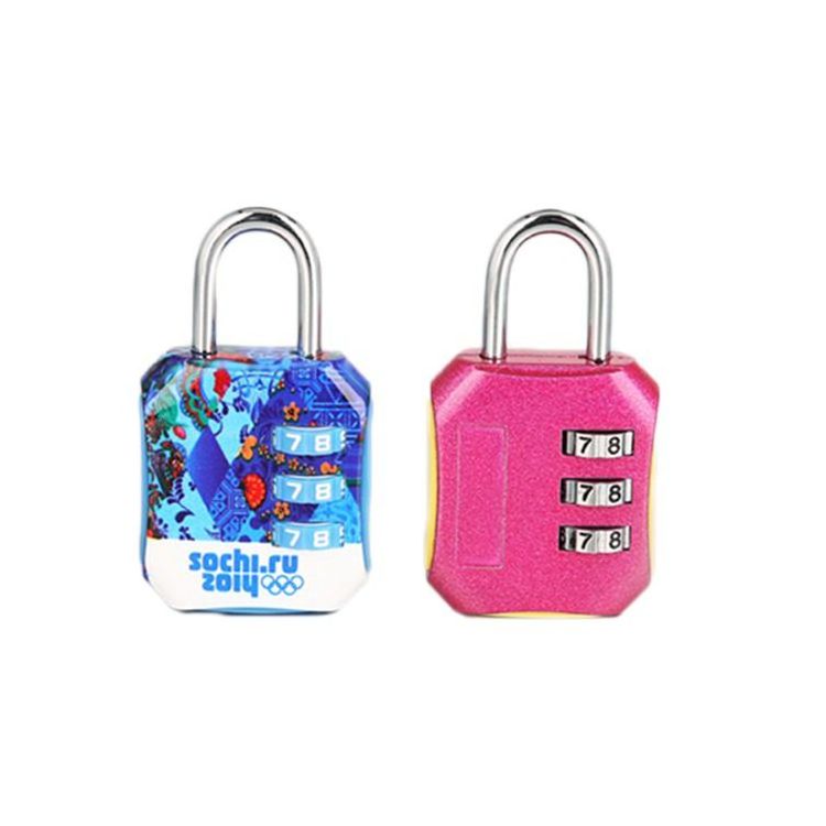 3 Digit Number Combination Travel Password Lock Combination Padlock Zinc Alloy Lock