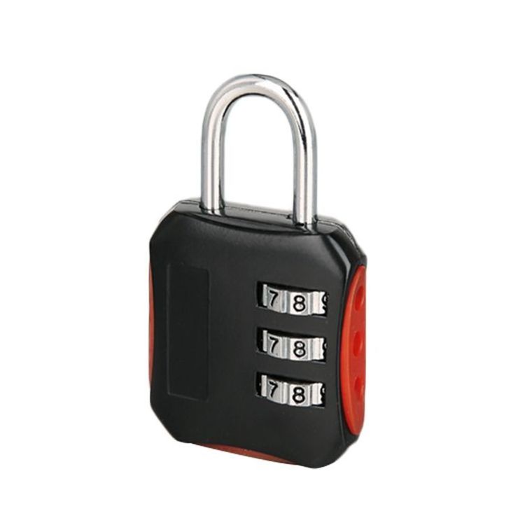 3 Digit Number Combination Travel Password Lock Combination Padlock Zinc Alloy Lock