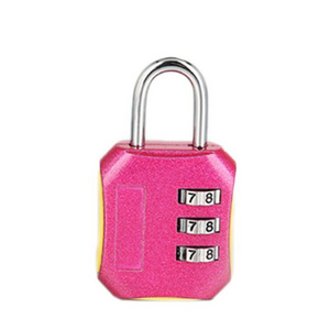 3 Digit Number Combination Travel Password Lock Combination Padlock Zinc Alloy Lock