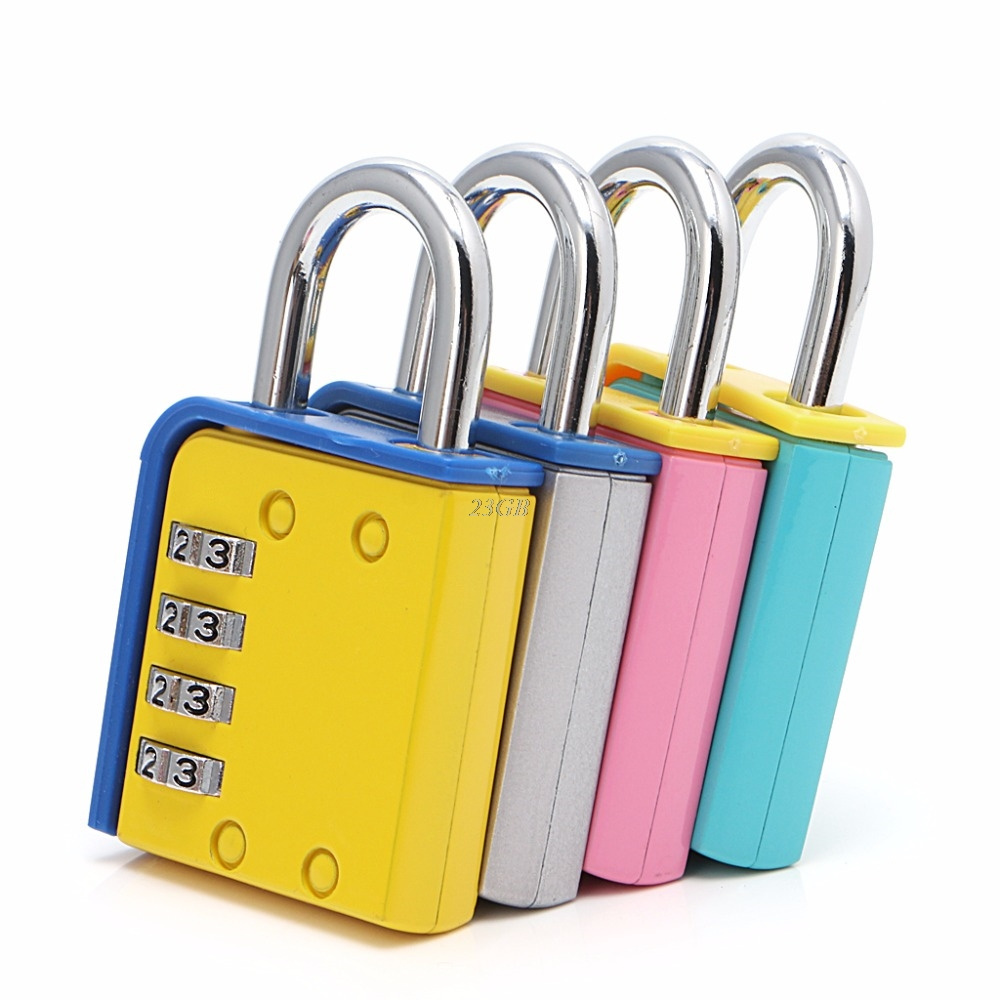 Zinc Alloy 4 Digit Combination Password Lock Padlock For Gym Cabinet/cage/box