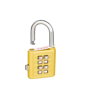 Heavy Duty 8 Digit Code Safety Top Security Push Button Combination Padlock