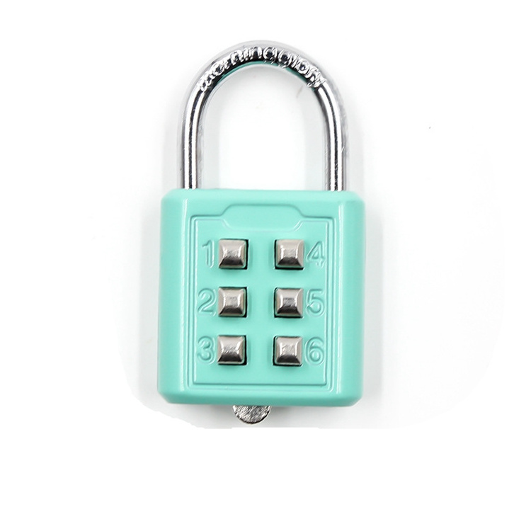 Zinc Alloy Combination Padlock 6 Digit Combination Padlock Gate Lock Outdoor