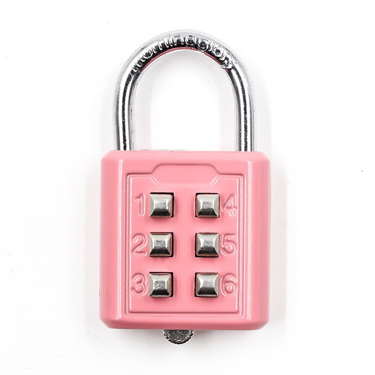 Zinc Alloy Combination Padlock 6 Digit Combination Padlock Gate Lock Outdoor