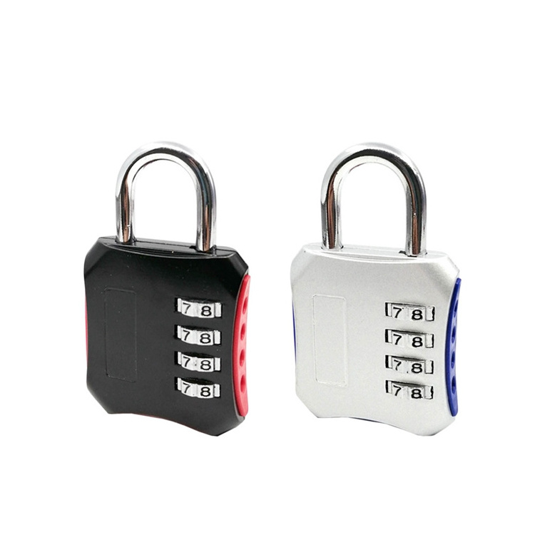 High Quality Zinc Alloy Resettable 4 digit Combination Lock Keyless Padlock for Outdoor Fence Gate