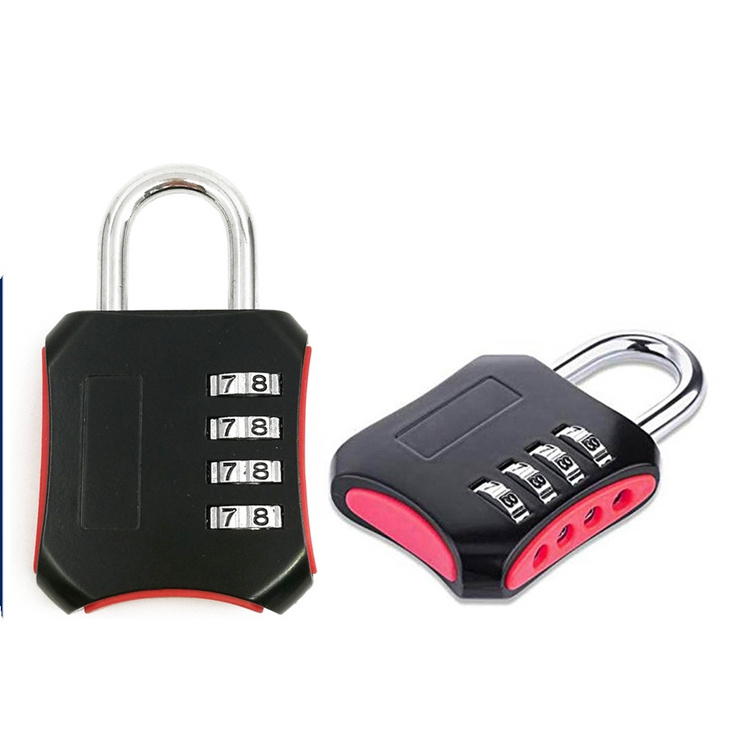 High Quality Zinc Alloy Resettable 4 digit Combination Lock Keyless Padlock for Outdoor Fence Gate